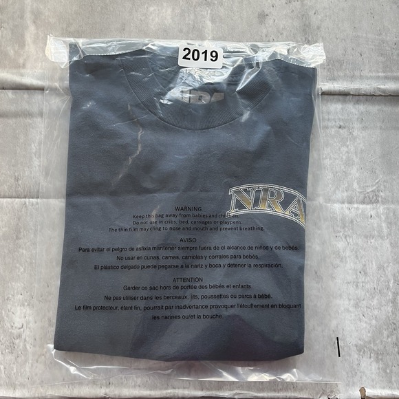 NRA National Rifle Association Shirt Mens L Black Graphic Eagle Freedom 1871 - Picture 8 of 8